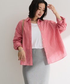 Green Parks 綿麻混シャツ