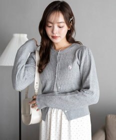 WEGO 【26年春新作】別注USPOLOケーブルニットカーデ