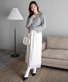 WEGO 【WEB限定/25年秋冬新作】別注USPOLOケーブルニットカーデ