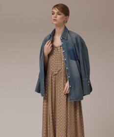 GRACE CONTINENTAL フォイルドットキャミワンピース