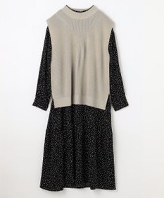 ANY 【セットアイテム】ニットベスト×ワンピース SET