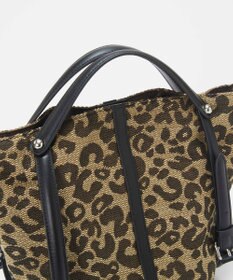TOPKAPI 【TREASURE TOPKAPI】2way チェンジング トートバッグ レース/レオパード