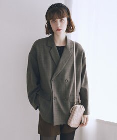 Maison de FLEUR リボンキルティングスマホポシェット