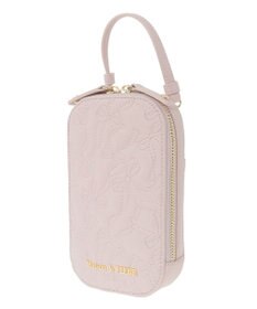 Maison de FLEUR リボンキルティングスマホポシェット