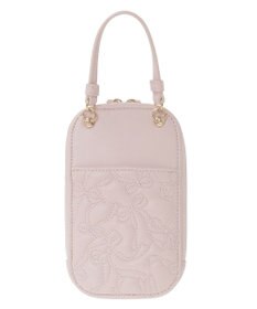 Maison de FLEUR リボンキルティングスマホポシェット
