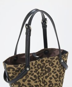 TOPKAPI 【TREASURE TOPKAPI】2way チェンジング トートバッグ レース/レオパード