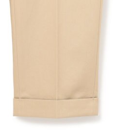 J.PRESS MEN 【J.PRESS ORIGINALS】Slight Twist Organic Chino New Piped Stem Slacks