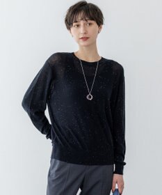 23区 S 【洗える】シアースパンコール ニット