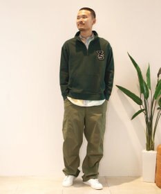 J.PRESS YORK STREET 【UNISEX】クレイジーパターン バンドカラーシャツ