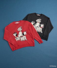 Green Parks １０１匹わんちゃん／ジャガードニット