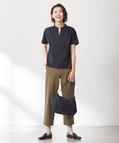 J.PRESS LADIES 【洗える】Vanyストレッチツイル セミワイド パンツ