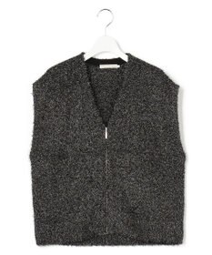 ICB ツイーディーニット ジップアップジレ