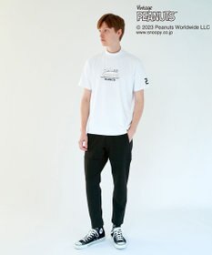 23区GOLF 【PEANUTS】【MEN】スヌーピーコラボ モックネックシャツ