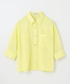 ANY コットンエアーウォッシュ5分袖シャツ