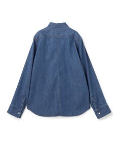 BEIGE， 【洗える】DELAUP / ダンガリー風コットンデニムシャツ