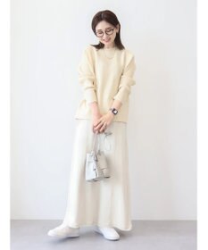 AMERICAN HOLIC バイパチ袖リブラグランニットプルオーバー