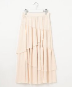 Feroux 【洗える】ランダムティアードスカート