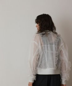 GRACE CONTINENTAL チュールギャザーブルゾン