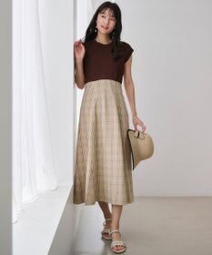 ANY SIS 【洗える】ニットコンビ ワンピース