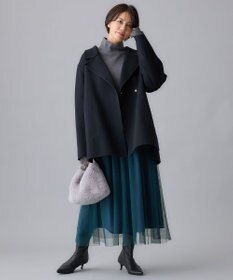 自由区 【洗える】ウールミラノハイネック ニット