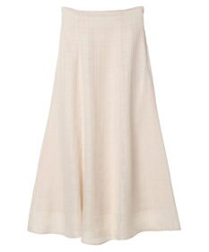 earth music&ecology シアーチェックフレアスカート