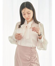 earth music&ecology シアードッキングブラウス