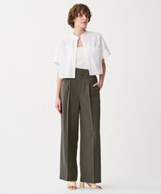 uncrave 【佐藤晴美さん着用】ウォッシャブルドライサップ ワイドパンツ(サスペンダー付き)