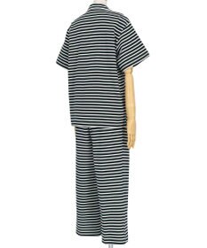 une nana cool 綿100％ 薄手裏毛ボーダー 半袖パジャマ