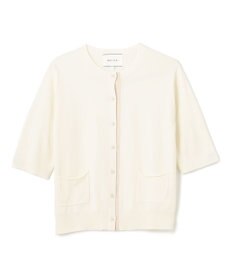 BEIGE， 【洗える】VALOIS / 半袖カーディガン