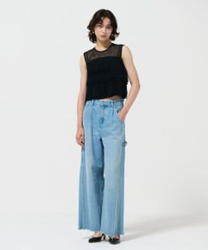 GRACE CONTINENTAL チュールフリルノースリーブ