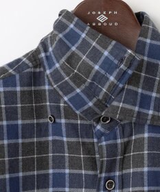 JOSEPH ABBOUD 【柔らか/暖かい】ファインブラッシュド ネル チェック シャツ