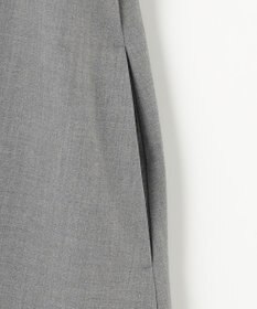 組曲 L 【KUMIKYOKU NAVY】ウーステッドライククロス シャツワンピース