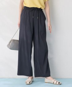 ANY 【新色追加/洗濯機可/ウエストゴム/接触冷感/UVケア/6色展開】清涼リラックスパンツ