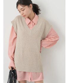 earth music&ecology ミニブークレＶネックベスト