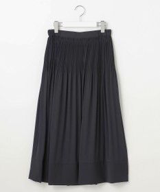 自由区 S 【セットアップ対応・洗える】ライトサテンプリーツ スカート