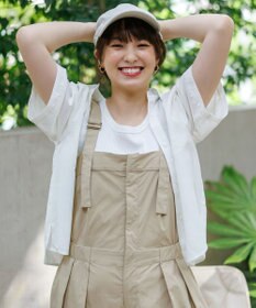 ANY L 【南明奈さんコラボ】撥水サロペット