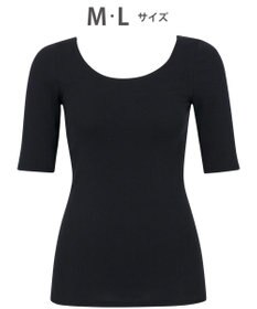 WACOAL あったかインナー 【ふんわりあったか】 5分袖 半袖 天綿オーガニックを使用 あたたかい ムレにくい しなやかでやわらかい レディース CLC510 /ワコール