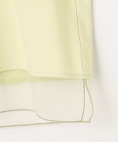 ANY SIS チュール切替ランタンスリーブ プルオーバー