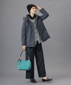 J.PRESS LADIES 【洗える】サイロウォッシャブル2wayストライプ ワイド パンツ