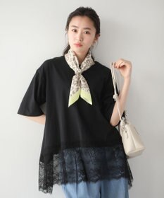 Green Parks 裾イレヘムレースプルオーバー