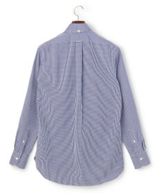 J.PRESS MEN 【PREMIUM PLEATS / 形態安定】ギンガムチェック ドレスシャツ / B.D.