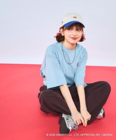 OP／FILA 【Ocean Pacific×ハローキティ】サガラ刺しゅうビッグTシャツ