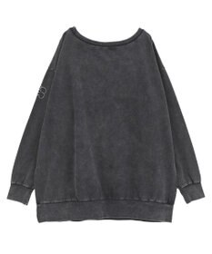 earth music&ecology ランダム刺繍オフショルプルオーバー