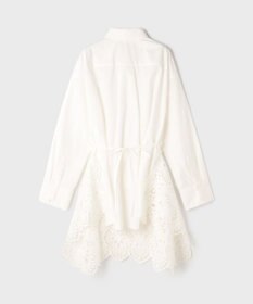 GRACE CONTINENTAL カット刺繍イレギュラーシャツ