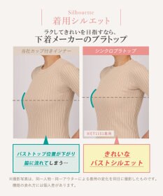 Wing インナー カップ付きノースリーブ 【シンクロブラトップ】 ラクなのにきれいなバストシルエット ウイング／ワコール ET1151