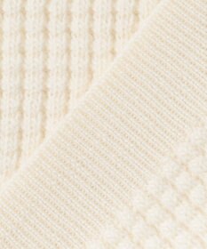 23区 【23区 lab.】ワッフル クルーネック ニット