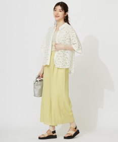 ANY SIS L 【洗える】レース シャツ