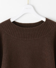 ANY SIS ボートネックAir ニット