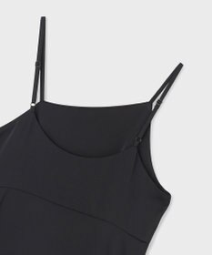 GRACE CONTINENTAL フリルチュールサテンキャミワンピース