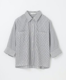 ANY コットンエアーウォッシュ5分袖シャツ